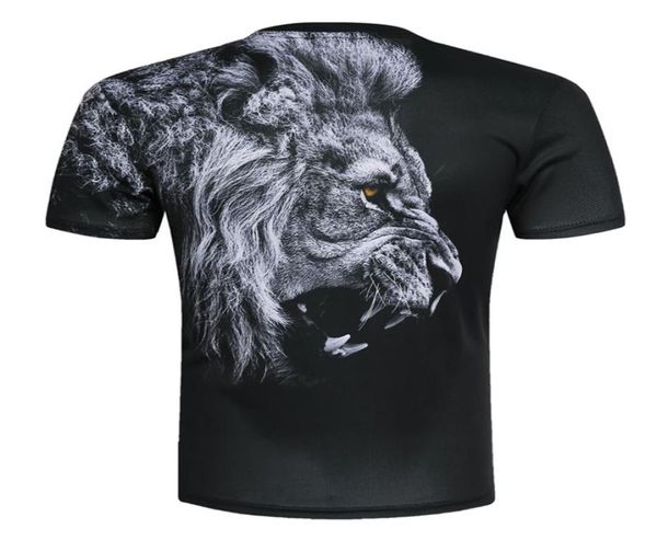 Nova moda masculina feminina tshirt 3d leão impressão projetado elegante verão t camisa marca topos camisetas plus size m5xl6695122