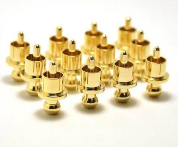 Acessórios HiEnd 850pcs tampas protetoras RCA banhadas a ouro rolha de ruído tampa de cobre protetor de poeira tampas de plugue RCA tampas de proteção de rolha de ruído