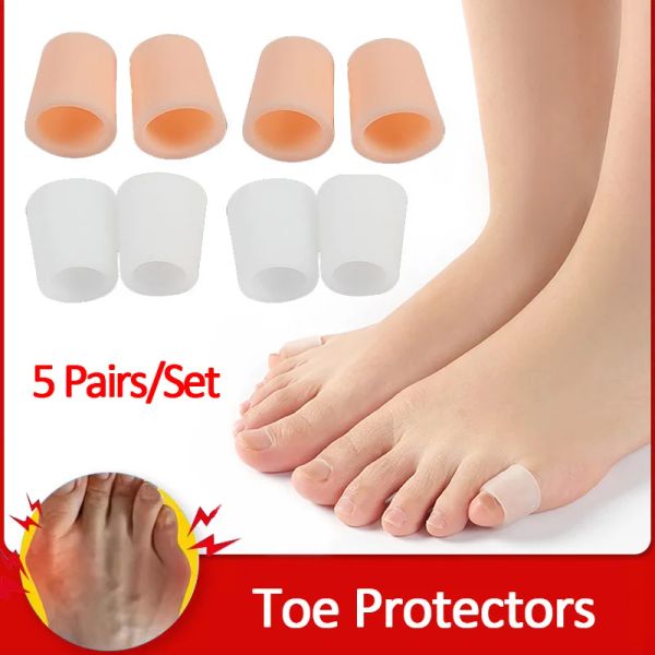 Werkzeug SDOTTER 10PCS Silikongel Daumen Korrektor Bunion Fuß Zehen Hallux Valgus Protektor -Separator Finger Glätterer Einstellungsfuß Fuß C.