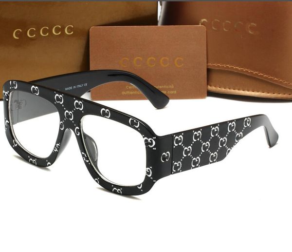 Hochwertige Brille mit breitem Rahmen und luxuriösem GG-Design, Sonnenbrille für Herren und Damen, Outdoor-Reisebrille mit Box 0981