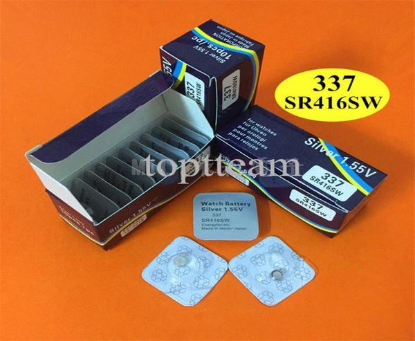 100 Stück 337 Batterie 155 V Silberoxid SR416SW Knopfzellen für drahtlose verdeckte Ohrhörer-Miniuhr Elektrisches Produkt 8094723