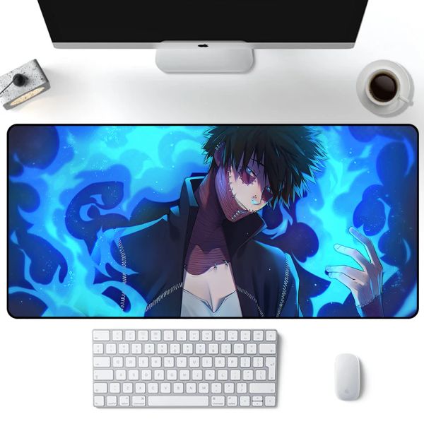 Tappetini Boku No Hero Academia Tappetino per mouse DABI Tappetino per mouse da gioco grande PC Gamer XXL Tappetino per mouse per computer Tappetino per tastiera Tappetino per scrivania Mausepad per laptop