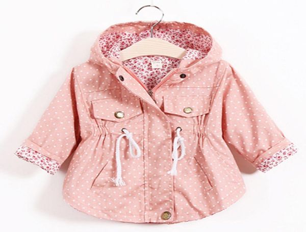 Children039s Giacca Ragazze Outwear Casual Cappotti con cappuccio Ragazze Giacche Scuola 28Y Bambino Bambini Trench Primavera Autunno Costo di fabbrica Who7061292