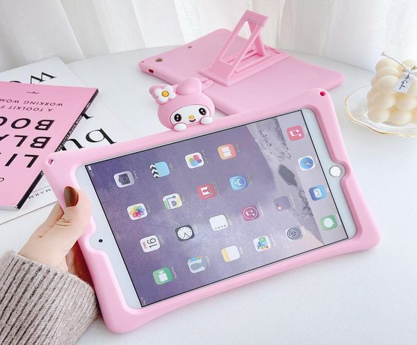 Custodia per tablet Apple 2019 Nuova custodia protettiva per iPad da 102 pollici Mini5 Bambini Air2 Silicone 2018 Cartone animato Adatto per iPad Mini2 Mini3 6146164