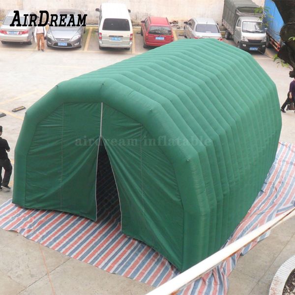 8млx5мШx4мВ (26x16,5x13,2 фута) оптовая продажа, надувная палатка для гаража, надувное покрытие туннеля для наружного использования, палатки для вечеринок, ремонтная мастерская, мытье, навес