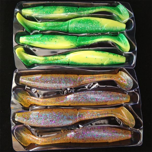 Köder Noeby 8 Stück 15 cm 22 g weicher Köder Shad Angelköder Paddelschwanz weicher Swimbait Würmer Silikon Angelköder Fisch Forelle Hecht Pesca