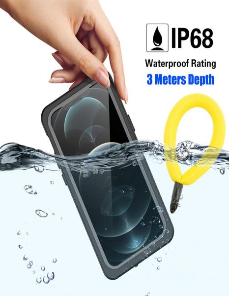 Vollständig versiegelte IP68-Unterwasserhülle für Apple iPhone 13 12 Pro Max Mini 11 XS Max XR 6 7 8 Plus 5 SE Wasserdichte Tauch-Schwimmabdeckung3964402