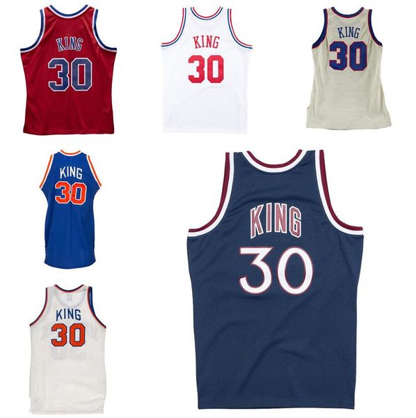 Costurado basquete jerseya Bernard King 1982-93 86-87 90-91 malha Hardwoods clássico retro jersey Homens Mulheres Juventude S-6XL