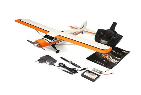 XK DHC2 A600 RC Düzlem RTF 24G Fırçasız Motor 3D6G Uzaktan Kumanda Uçak Uyumlu Futaba SFHSS Uçak RC GLIDER9016532