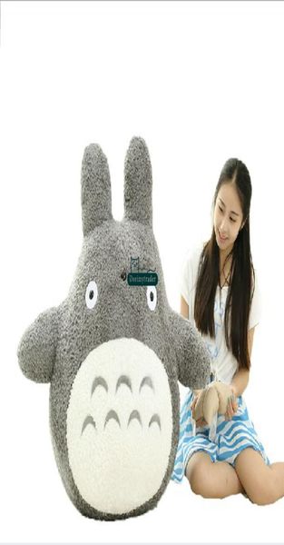 Dorimytrader 100 см забавная плюшевая мягкая большая игрушка Тоторо в стиле аниме хороший подарок на день рождения для детей DY606368162903