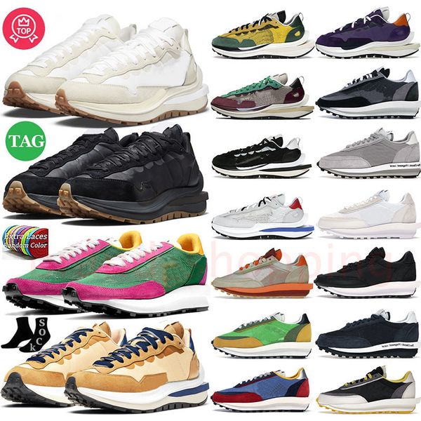 nike sacai ldv waffle vaporwaffle blazer 2024 Running Shoes Men Women Cortez Fragment x Grey 【code ：L】 Bright Citron Sesame Blue Trainers Sneakers