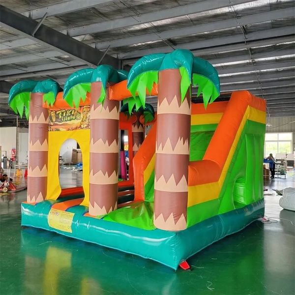 vendita all'ingrosso attività all'aperto 13.2x13.2ft-4x4m Gonfiabile Rimbalzo Matrimonio Casa Bianca Festa di compleanno Jumper Castello gonfiabile Air Blower spedizione gratuita a casa tua