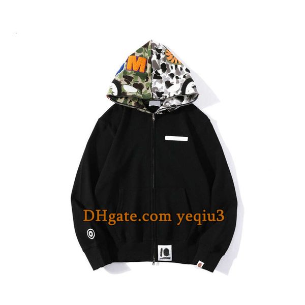 Mens Hoodies Kamuflaj Hoodie Zip Zip Zip Ceket Tasarımcısı Hoodie Sweater Hoodies Kadın Spor Giyim Sweatshirt Street Giyim Asya Boyutu Boyut Tüketim Tam fermuar Tasarım 39