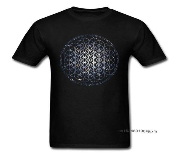 Maglietta di marca Uomo Mandala Magliette Fiore della vita Geometria sacra Tops Tees Maglietta grafica in cotone Star Cluster Vestiti chic 2107076106694