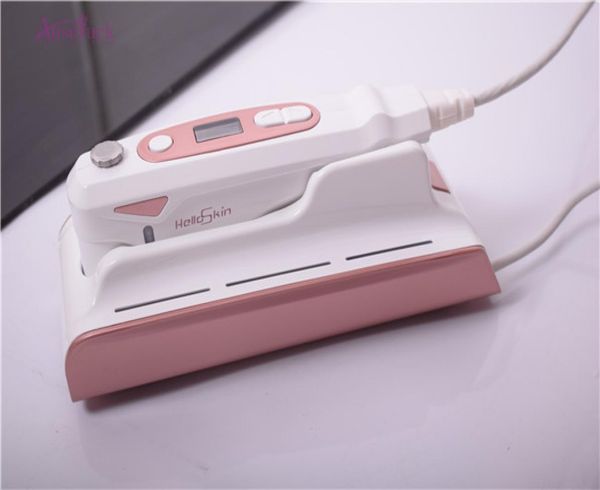 Mini máquina portátil de ultrassom Hifu para lifting facial, ferramentas de cuidados com a pele, terapia HIFU de alta intensidade focada em casa Beauty1373649