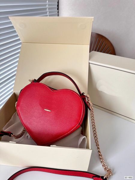 2024 nova bolsa de amor esgotada de segunda mão, bolsa de edição limitada do Dia dos Namorados, início do outono, bolsa de ombro crossbody, série de balcão, bolsas de alta qualidade, bolsas de marcas famosas