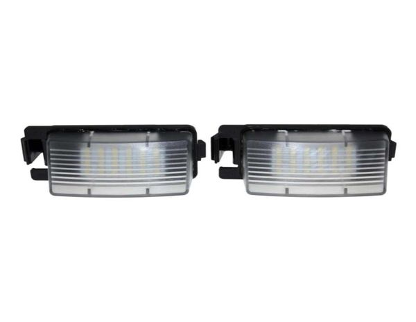 2pcs Hatası 18 3528 SMD LED Lisans Numarası Işık Lambaları Infiniti için Uygun Nissan Skyline V36 G35 G37 350Z5565009