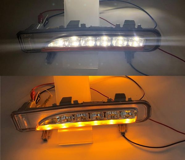 1 Coppia Daylight Car LED DRL Luci diurne con indicatori di direzione Per Ford Edge 2009 2010 2011 2012 2013 20145968495