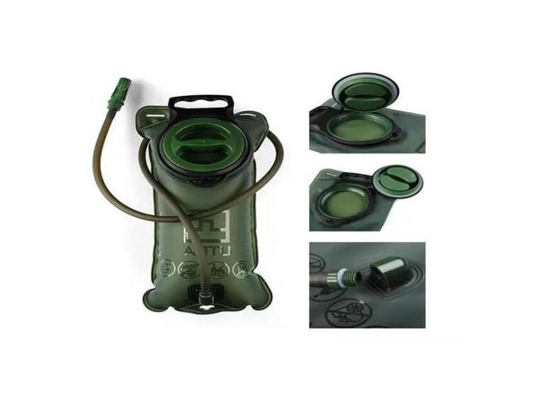 2l equipamento de hidratação tpu sacos de água boca esportes bexiga acampamento caminhadas escalada saco militar de water8705269