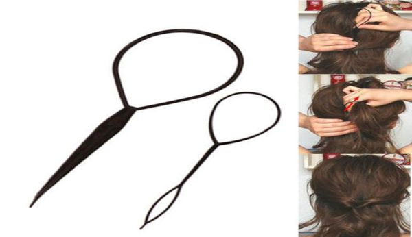 Whole2PCSLot Styling Werkzeuge Haar Styling Drunter Schwanz Haar Flechten Maschine Clips Für Haar Curler Für Haar Acessorios para cabe6738853