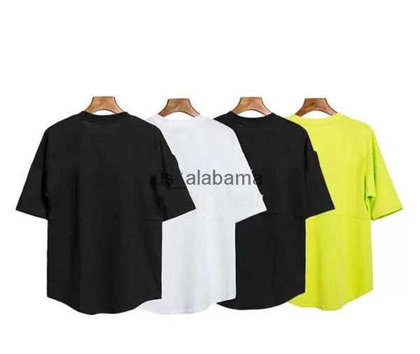 Homens camisetas Novos Mens Mulheres Designers Camisa Moda Homens Plam T-Shirts Homem Roupas Designer Shorts Manga Roupas Camisetas Palms Back 240301