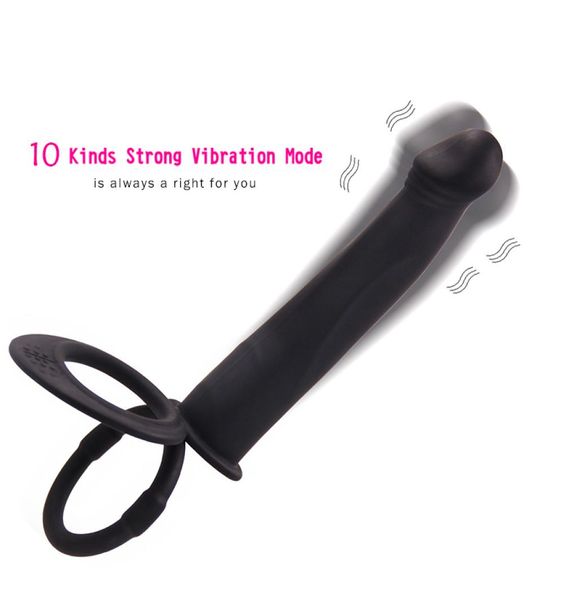 10 hızlı anal yapay penis vibratör çift penetrasyon anüs boncuklar penis seks halkaları anal seks oyuncaklar popo fiş erkekler için yetişkin seks oyuncakları mx6886861