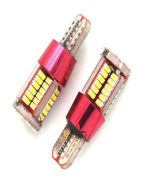 10X T10 168 192 W5W 57 SMD 3014 Светодиодный Canbus без ошибок Автомобильный габаритный фонарь Стояночный фонарь 57smd Двигатель Клин Лампа Белый Красный Синий Зеленый Yell6129334