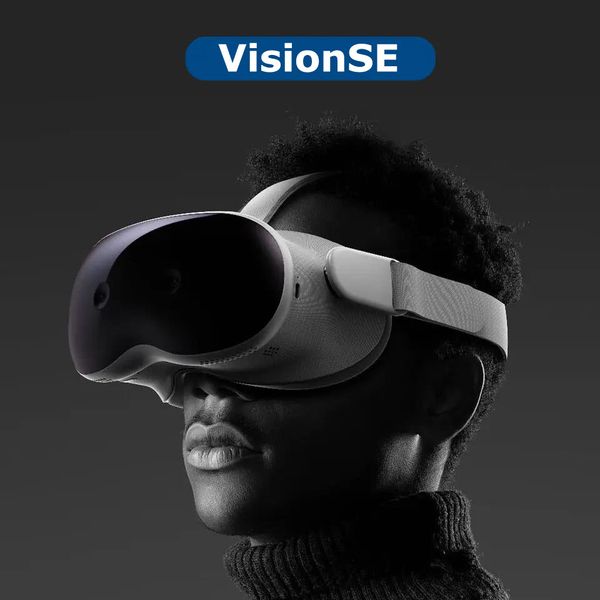 Visore VR VisionSE Visore realtà virtuale all-in-one per Vision Metaverse e Stream Gaming 4K+Display 3D Occhiali VR PRO