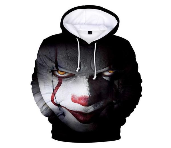 HAHA Joker Lustiger 3D-Hoodie Halloween Crazy Pullover Hoodie Sweatshirt Mode Streetwear Jacke Mantel Cool Unisex Sportbekleidung x06107226914