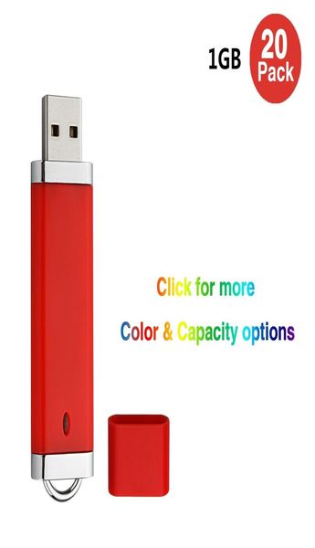 Confezione da 20 unità flash rosse modello accendino rosso da 64 MB e 32 GB, unità flash USB, memory stick per computer portatile, archiviazione pollici LED Indic4557982