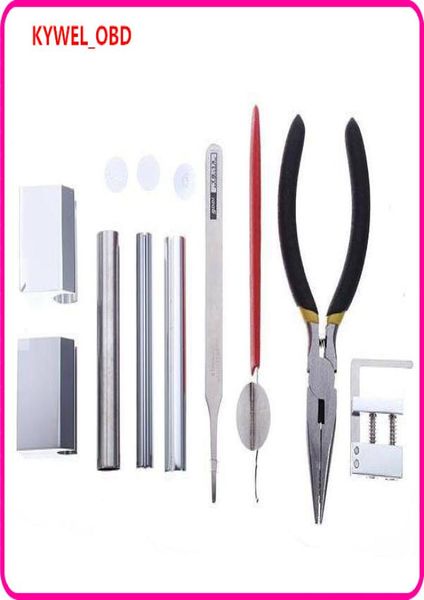 HUK Professional 12-in-1 Schloss-Demontage-Werkzeug, Schlosser-Werkzeug-Set, Schloss-Reparatur, Schloss-Pick-Set7058532