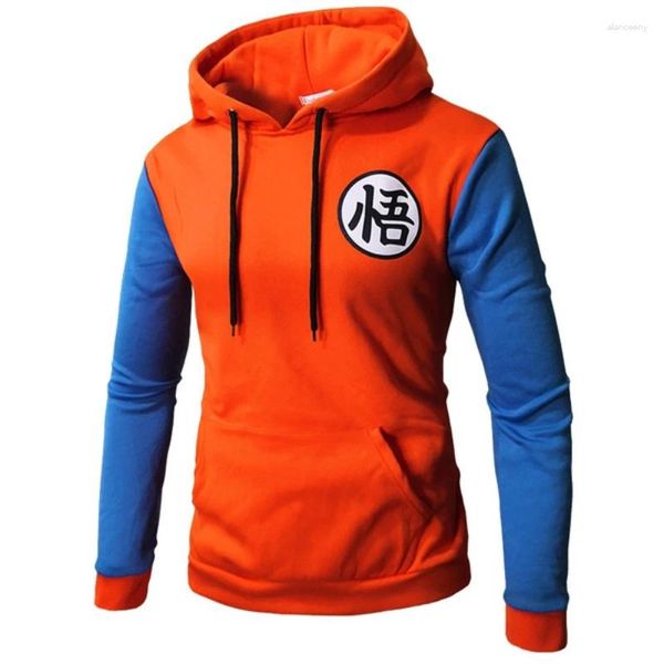 Erkeklerin Trailsuits Anime Ejderha Karikatür Baskı Hoodies B-Balls Z Cosplay Kostüm DBZ Giysileri Sıradan Pullover Hoodie Pantolon Setleri Goku Takım