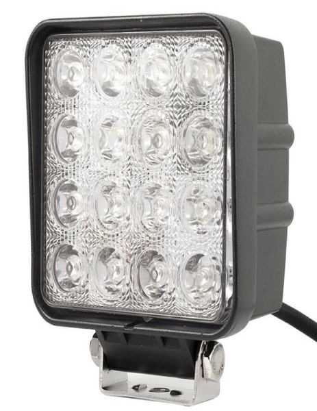 10pcslot 12V 24V 48W LED iş ışığı taşkın spot sis 4x4 4wd SUV kamyon tekne Jeep Off Road Automotiv