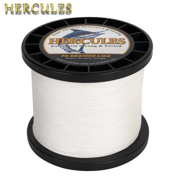 Linee Lenza da pesca Hercules 9 fili PE, 300 m, 500 m, 1000 m Lenze da pesca intrecciate 1500 m, 2000 m Treccia per carpa Forte resistenza all'abrasione