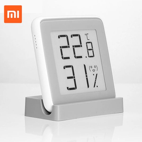 Controle xiaomi mijia youpin miaomiaoce elink tela de tinta digital medidor de umidade termômetro de alta precisão sensor de temperatura e umidade