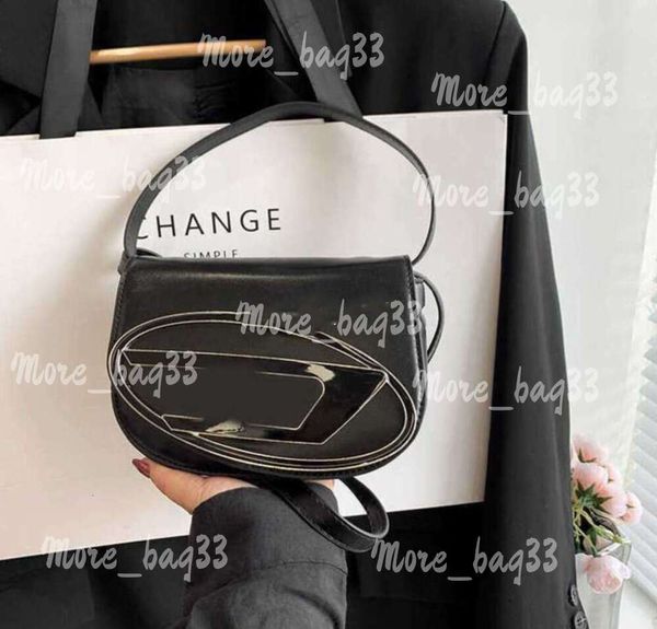 Дизайнерская сумка Deisel, женская сумка Dingdang, 2024, портативная, серебряная, под мышками, на одно плечо, через плечо, модная, паровая