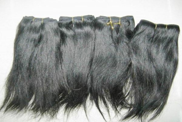 Chegada vendendo cabelo humano processado 9 peças lote tecido inteiro reto ondulado folga73938738899423