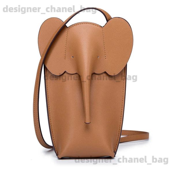 Borse a tracolla Mini Elefante Borsa a portafoglio carina Borsa a tracolla Borsa a tracolla Donna Ragazze Moda Morbida Piccola carta Portamonete Portamonete T240301