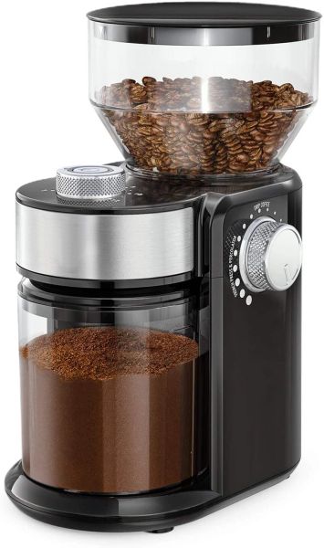 Araçlar Lüks Elektrik Burr Kahve Öğütücü/Espresso Cafe Grindercoffee Maker Grinder, Taşlama Makinesi Ayarlanabilir Taşlama Kalınlığı