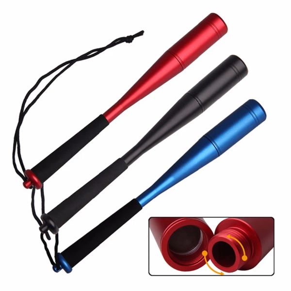 Werkzeuge 24 cm/9,5 zoll Rot Blau Schwarz Aluminium Angeln Priest Mit Ruber Griff Knock Stun Fisch Stick Für angeln Bat