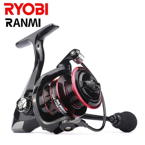 Boot Angelruten RYOBI RANMI HK Spinnrollen 8 kg Max Drag 5,2 1 Hochgeschwindigkeitsmetallspule Salzwasser Süßwasser Angelrolle Rollen zum Spinnen YQ240301