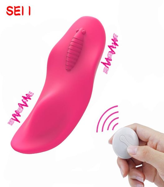 SEII vibratore telecomandato senza fili stimolatore clitorideo portatile invisibile indossabile mutandine vibratore giocattoli adulti del sesso per la donna Y12566801 Migliore qualità