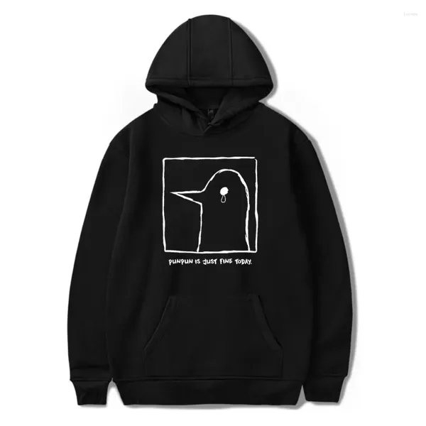 Erkek Hoodies Oyasumi Punpun bugün gayet iyi.