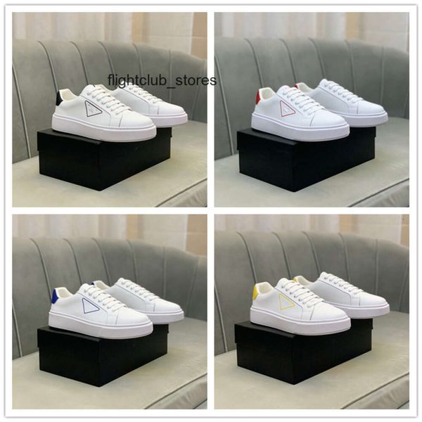 praddalies pada prd Top Sneaker Open Designer Shoes com qualidade de fogo branco homens italianos de couro real designer melhor listra sapatos casuais para prd men DTFV