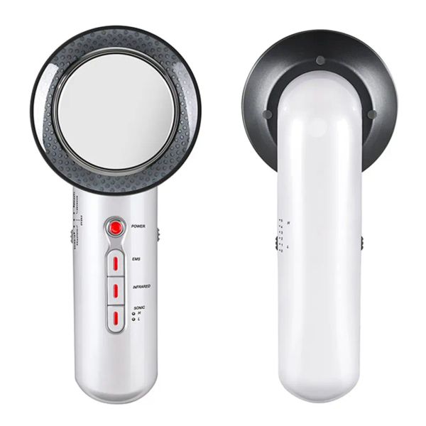 Dispositivos Face Lifting EMS Infravermelho Ultrasonic Body Massager Dispositivo Ultrasound Slimming Fat Burner Cavitação Face Beauty Machine