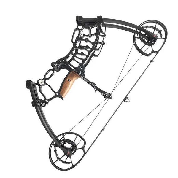 Arco composto de tiro com flecha, bola de aço e flechas podem usar arco e flecha, competição de caça, triângulo, mini polia de roda, arco composto YQ240301