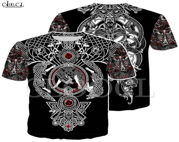 Fábrica inteira nórdica viking tatuagem arte crânio t camisa das mulheres dos homens piratas impressão 3d tshirts vikings rei manga curta casual tops8324542