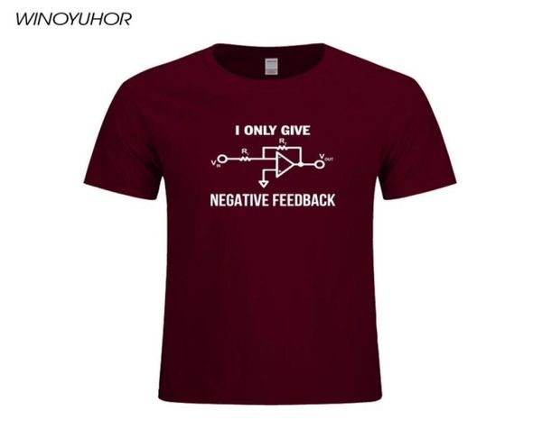 ICH Geben Negatives Feedback Computer Ingenieur T-shirt Männer Neue Sommer Baumwolle Kurzarm T Shirt Lustige Print T Shirt Camisetas 21031182745