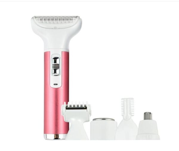 5 In 1 Frauen Haar Entfernung Rasierer Dame Elektrische Rasieren Maschine Mini Trimmer Rasierer Bikini Trimmer für Augenbraue Gesicht Unterarm5587430