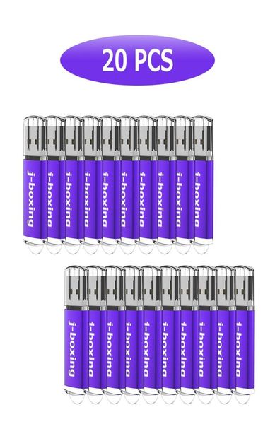 Mor Toplu 20pcs Dikdörtgen USB Flash Drive 256MB Flash Pen Tahrik Yüksek Hızlı Başparmak Dizüstü Bilgisayar Dizüstü Bilgisayar Tableti136037